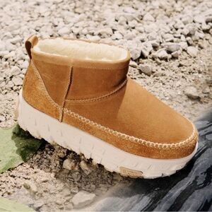 UGG Women's Venture Daze Ultra Mini Chestnut Boots 1158200 Size 7 NEW